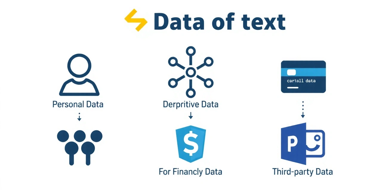 Data collection icons illustrating different types of data